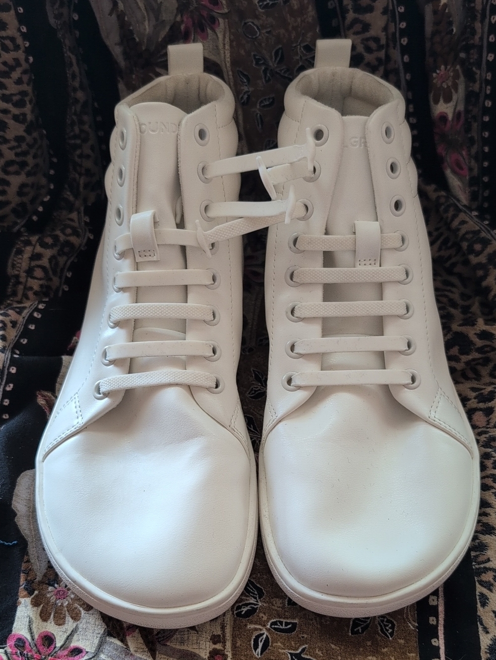 Luxe Sneakers Premium High Top with Barefoot Feel & Style